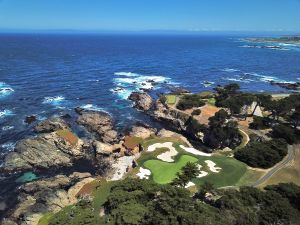Cypress Point 15th Reverse Drone